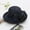Navy, variant on HNMKIU Ladies Summer Casual Retro Fisherman Bucket Hat with Rolled Edge and Bow Detail Black,One Size