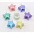 thumbnail image 2 of EOEMY 200 Mixed Pastel Color Acrylic Star Pony Beads 10mm Kids Craft Kandi Bracelet, 2 of 8