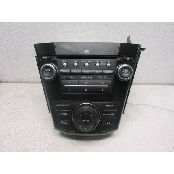 Pre-Owned 10-13 Acura MDX AM FM CD Radio Receiver OEM LKQ - Verify Specific Vehicle Fitment In Description - (Good)