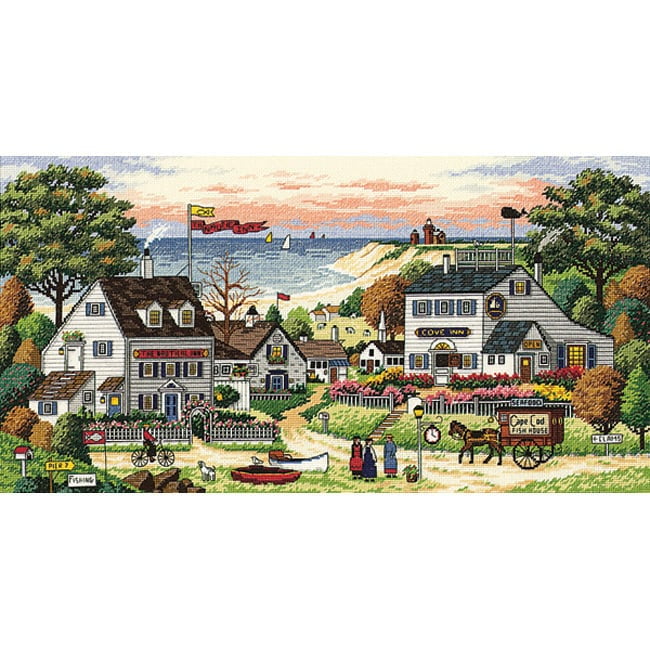 Dimensions Gold Collection Cozy Cove Counted Cross Stitch Kit-18/"X9/" 18 Count