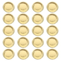 Yiho 20pcs Golden Paper Plates for Party and Wedding