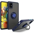 thumbnail image 3 of Xpression Cover for Samsung Galaxy S25 /S24 Ring Holder Case Hybrid Kickstand, Matte Frosted TPU Hard Frame Shock-Absorption Phone Case - Blue, 3 of 8
