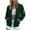 Army Green, variant on Women's Solid Zip Up Panel Ribbed Long Sleeve Jacket with Pocket Casual for Yoga Fitness Sports and Daily Wear Pink S