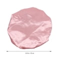 thumbnail image 2 of EeaseCA Adjustable Shower Caps Satin Double Layers Bathing Shower Night Sleep Caps, 2 of 8
