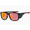 Frame: Black+red, variant on Windproof polarized sunglasses, tactical camouflage sunglasses, outdoor UV protection fishing retro glasses
