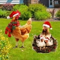 thumbnail image 4 of Decoración De Estaca De Pollo Para Jardín, Estaca De Metal Para Jardín, Adorno Hecho A Mano, 2 Unidades Para Exteriores, 4 of 7