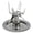 6-Blade, variant on 4-Blade / 6-Blade Blender Blade with Gasket for Oster Ice Juicer Replacement Parts, Stainless Steel Chopping Grating Blending Tool, 2.6 Inch Diameter