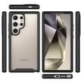 thumbnail image 6 of For Samsung Galaxy S24 Ultra Phone Case, Ebizware Shockproof Clear Back Case [Military Grade Drop Tested] Heavy Duty Rugged Protective Cover for Galaxy S24 Ultra - Black, 6 of 9