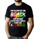 thumbnail image 1 of Black History Month Celebration T-Shirt for Men - 100% Cotton, Casual Loose Fit with Unique "As Long as I Am Black, I Am History" Print, Machine Washable, Perfect Gift for Him, Micro-Elastic Fabric,, 1 of 6