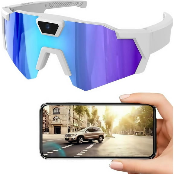 POV Glasses 4K Baseball with Camera for Baseball and Outdoor Action, Upgrade Smart POV Sunglasses for Men and Women