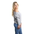 thumbnail image 2 of Shop4Ever Women's Best Grandma Ever Grandparent Off Shoulder Long Sleeve Shirt, 2 of 6