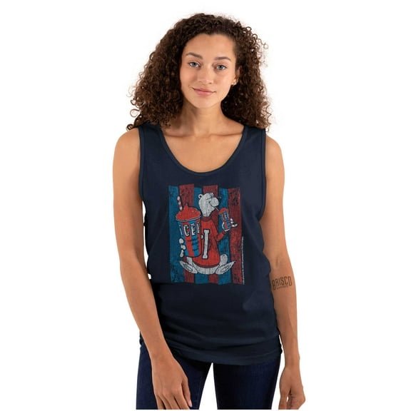 Official Icee Vintage Polar Bear Logo Tank Top T Shirts Men Women Brisco Brands S