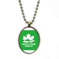 thumbnail image 1 of Green Homes Civilized People Necklace Vintage Chain Bead Pendant Jewelry Collection, 1 of 3