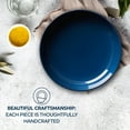 thumbnail image 5 of Corelle Stoneware 4-Piece Set of 30 oz Pasta Bowls, Service for 4, Navy Blue, 5 of 9