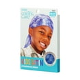 thumbnail image 5 of KISS Colors & Care Kids Silky Satin Powerwave Durag, One Size, 34” x 3”, Blue Tie Dye, 5 of 6