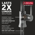 thumbnail image 7 of Delta 543-Lpu-Dst Trillian 1.2 GPM Bathroom Sink Faucet Single Hole Bathroom Faucet -, 7 of 7