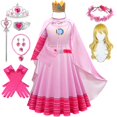 thumbnail image 1 of Disfraz de Halloween para niña, disfraz de princesa Aurora para fiesta de cumpleaños Fivean unisex, 1 of 2