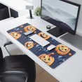 thumbnail image 2 of Long Mouse Pads for Desk,Bat Pumpkin Halloween Pattern Desk Mats on Top Of Desks, Desk Mouse Pad Extra Large with 3mm Non-Slip Base and Stitched Edge for Gaming,Office,Work,Home 31.5"x11.8", 2 of 6