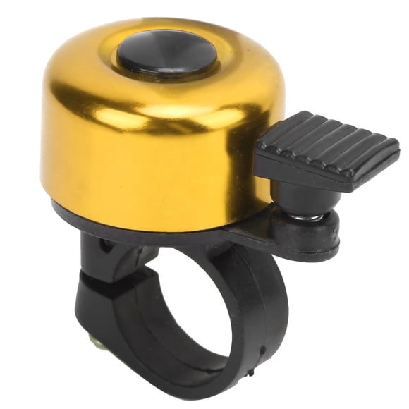DUUTI Timbre de Bicicleta de aleación de Aluminio Mini Timbre de Bicicleta para Exteriores con Sonido Claro y FuerteAmarillo