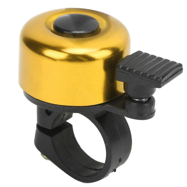 DUUTI Timbre de Bicicleta de aleación de Aluminio Mini Timbre de Bicicleta para Exteriores con Sonido Claro y FuerteAmarillo