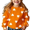 thumbnail image 2 of Blusas y camisas de manga larga con cuello redondo Estampado para niños Estampado de manga larga Casual Suelto Forro polar para mayor calidez Sudadera con capucha de manga larga con cuello redondo par, 2 of 6