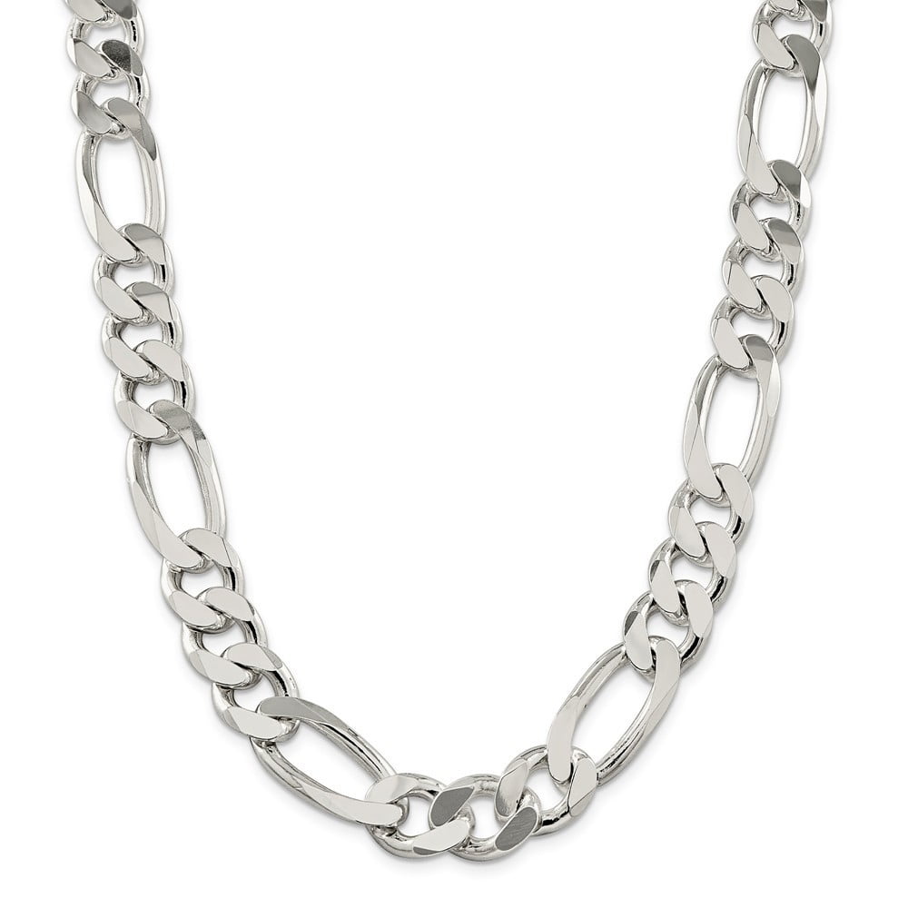 Silver figaro chain necklace Clearance