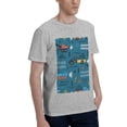 thumbnail image 2 of Bingfone Construction Trucks Men'S Loose Fit Short-Sleeve Pocket T-Shirt, 2 of 7