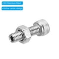 thumbnail image 4 of Unique Bargains M6x20mm Hexagon Socket Screw 3 Set Cylindrical Hollow Bolt Nut Kit 304 Stainless Steel, 4 of 6