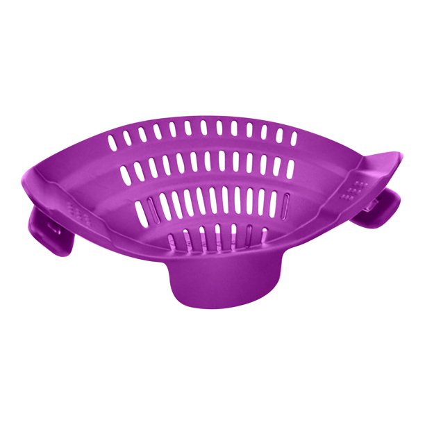 ¡Venta caliente! Borde de olla de silicona para dos manos, pantalla de filtro de fideos domésticos, guía de borde de olla
