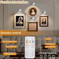 thumbnail image 2 of 5Pcs Picture Lights for Wall Rechargeable Poster Lights with Remote and Timer Art Display Light for Art Display Picture Frame, 2 of 5