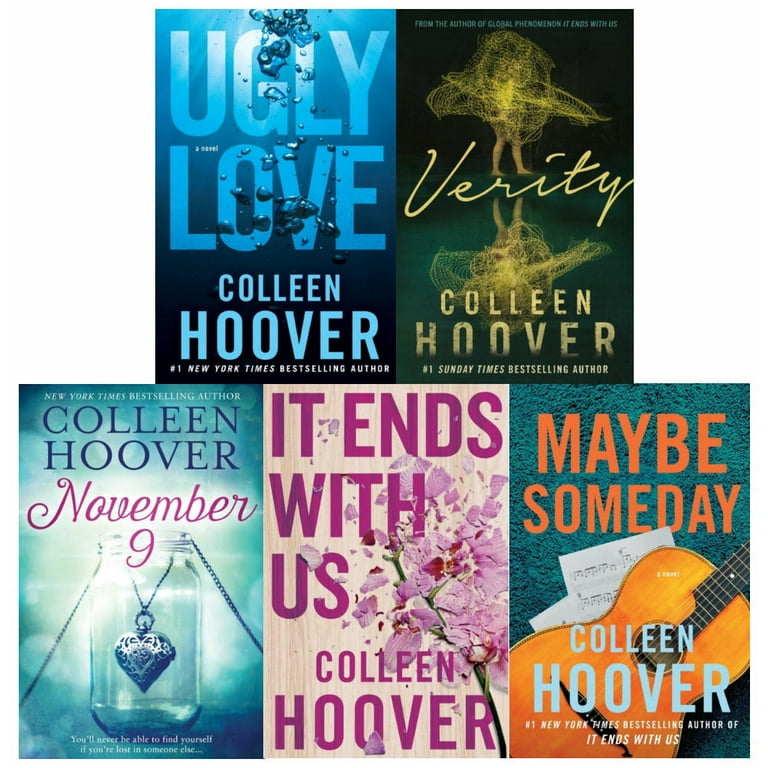 Colleen Hoover Collection 5 Books Set (Verity, November 9, Maybe