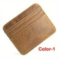 thumbnail image 4 of Minimalist Credit Card Holder Anti-theft Leather Wallet, Slim Front Pocket Wallet, 4 of 6