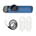 thumbnail image 2 of Kazoo con diafragma de flauta Kazoo, instrumentos musicales, fácil de tocar y tono ajustable con cordón para regalos de fiesta para principiantes , Azul, 2 of 8