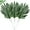40 Pcs Stemmed, variant on Coolmade Tropical Plant Palm Leaves Artificial Palm Leaves (90 Pcs 6 Kinds)