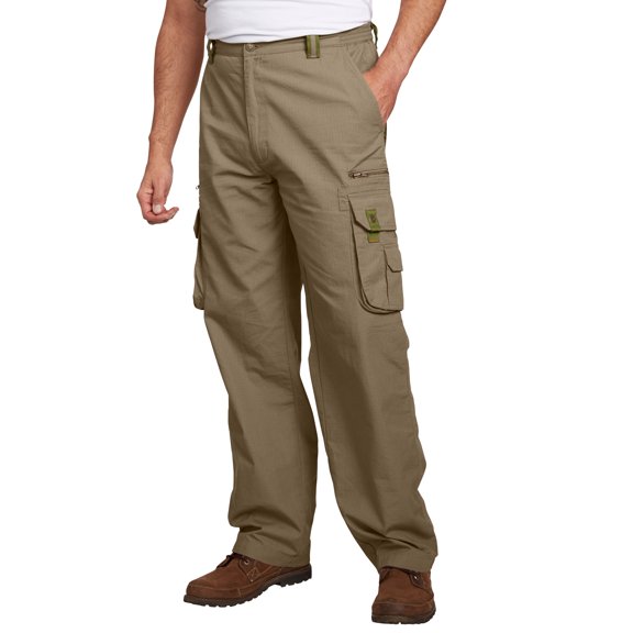 Boulder Creek By Kingsize Men's Big & Tall Ripstop Cargo Pants