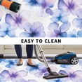 thumbnail image 5 of Purple Blue Spring Floral Outdoor Rug for Patio/Deck/Porch, Non-Slip Large Area Rug 5 x 7 Ft, Flowers Summer Botanical Indoor Outdoor Rugs Washable Area Rugs, Reversible Camping Rug Carpet Runner, 5 of 8