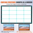 thumbnail image 4 of 120" 16:9 Projector Screen Fixed Frame 4K HDTV Movie Theater 3D, 4 of 6