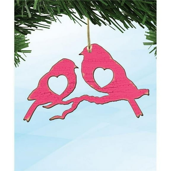 Designocracy 99735-M Love Birds Wooden Magnet