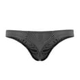 thumbnail image 3 of HUPOM Men'S Underwear Underwear For Men Pack Medium waist Comfort Waist Printed Thong Black 2XL, 3 of 5