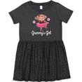 thumbnail image 3 of Inktastic Grammy Girl Ballerina Monkey Girls Toddler Dress, 3 of 5