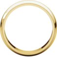 thumbnail image 2 of 5mm Comfort Fit Milgrain Band in 14k Yellow Gold - Size 7, 2 of 9