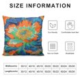 thumbnail image 6 of Acheng Lumbar Pillow Cases Blue Pink Chinoiserie Floral Pillow Covers Asian Coral Peony Pillowcase Classic Farmhouse Decor Pillow for Couch Bed Home Soft Decor,Set of 2 White, 6 of 6