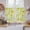 Yellow, variant on Farmhouse Daisy Kitchen Curtains 45 Inch Length, Spring Watercolor Yellow White Floral Green Tiers Curtains for Bathroom Bedroom Cafe, Light Filtering Small Window Treatment Drapes 2 Panels 42"Wx45"L