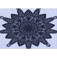 thumbnail image 1 of Ahgly Company Indoor Rectangle Patterned Night Blue Area Rugs, 6' x 9', 1 of 6