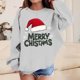 thumbnail image 1 of Blusas y camisas de manga larga con cuello redondo para niños Estampados navideños de manga larga Casual Suelto Forro polar para mayor calidez Sudadera con capucha de manga larga con cuello redondo pa, 1 of 4