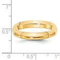 thumbnail image 3 of 14k Yellow Gold 4mm Knife Edge Comfort Fit Wedding Band Size 7.5 KEC040, 3 of 3