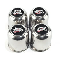 RhinoTuning 3.27” Hub Stainless Push-Thru Center Caps 3.27 Closed-End Push Through Center Caps 4Pcs