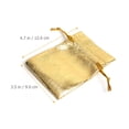thumbnail image 7 of WAXIAYUZ Gold Mini Drawstring Bags 100pcs Wedding Party Favor Gift Candy Pouches 12X9CM, 7 of 7