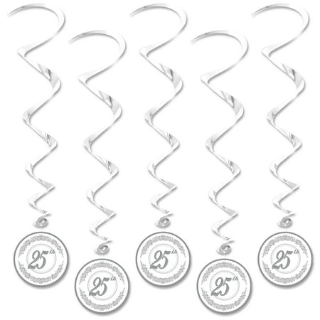 25Th Anniversary Whirls 3' 4" - 6 Pack (5 Per Package)