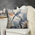 thumbnail image 2 of YINGXI Trees Blue and White Throw Pillow Cover,Cushion Case Outdoor Decoration for Sofa Couch Farmhouse 20x20in, 2 of 5